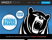Tablet Screenshot of grizzlyocean.com